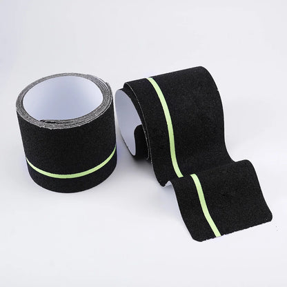 Glow in the Dark Anti-Slip Grip Tape Green Non-Skid Abrasive Adhesive Traction Tape for Stair Safety Treads & Steps