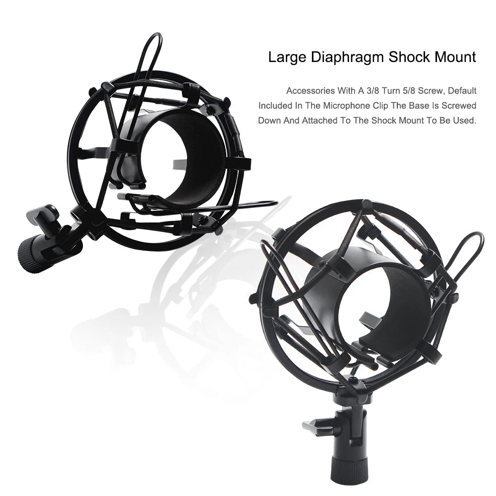 Professional Scissor Arm Stand for BM800 Microphone – Universal Shock Mount with Spider Cantilever Bracket and Mic Holder