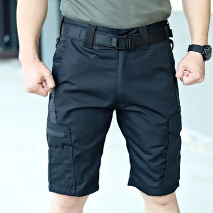 Men’s Camouflage Cargo Shorts - Quick Dry Outdoor Military Hiking Pants with Multiple Pockets