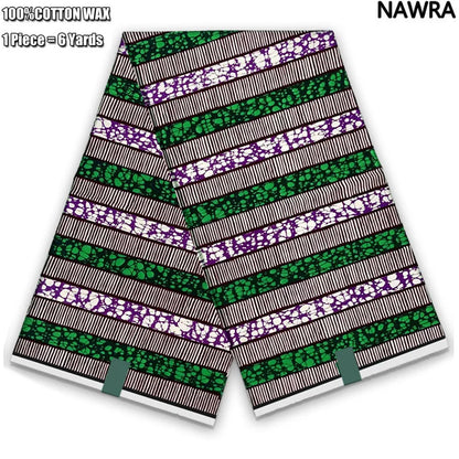 2026 African Real Wax Print Fabric - 100% Cotton Ghana Style Soft Ankara Pagne