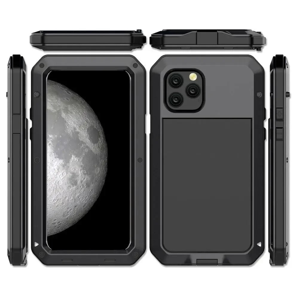 Heavy Armor Rugged Case for iPhone Pro Max 16/15/14/13/12/11 – Shockproof Premium Cover with Gorilla Screen Protector