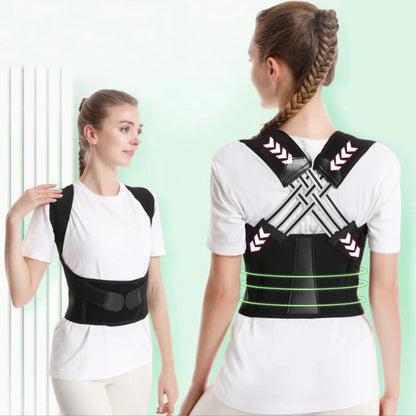 New Adult Posture Corrector Belt | Breathable Back Correction Strap | Men & Women Back Support | Sitting Position Correction Tool