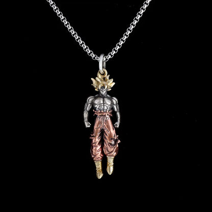Dragon Ball Z Super Saiyan Son Goku Alloy Hip Hop Pendant – Anime Cartoon Jewelry