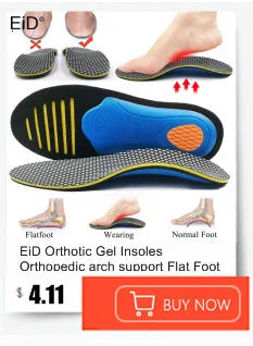 EiD Magnetic Therapy Foot Insoles – Soft Acupressure Sports Cushion for Men & Women