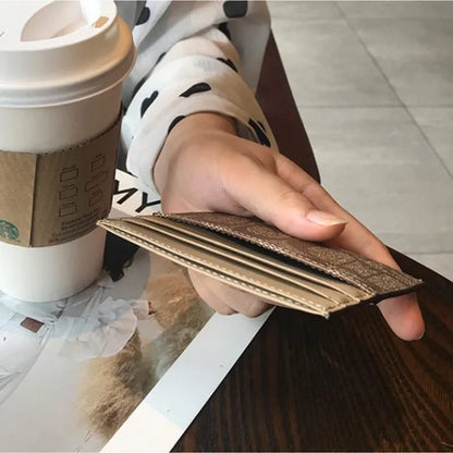 Luxury PU Leather Wallet for Women – Multi-Function Card Holder & Small Purse | Stylish Women's Card Bag