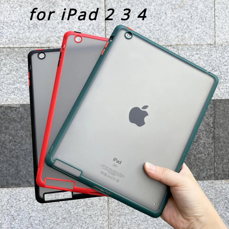 Matte iPad Hard PC Case - Protective Back Shell Cover for iPad Pro 11/13, 12.9, 10.2, 10.9, 10th/11th Gen, A16 & Air 5/6