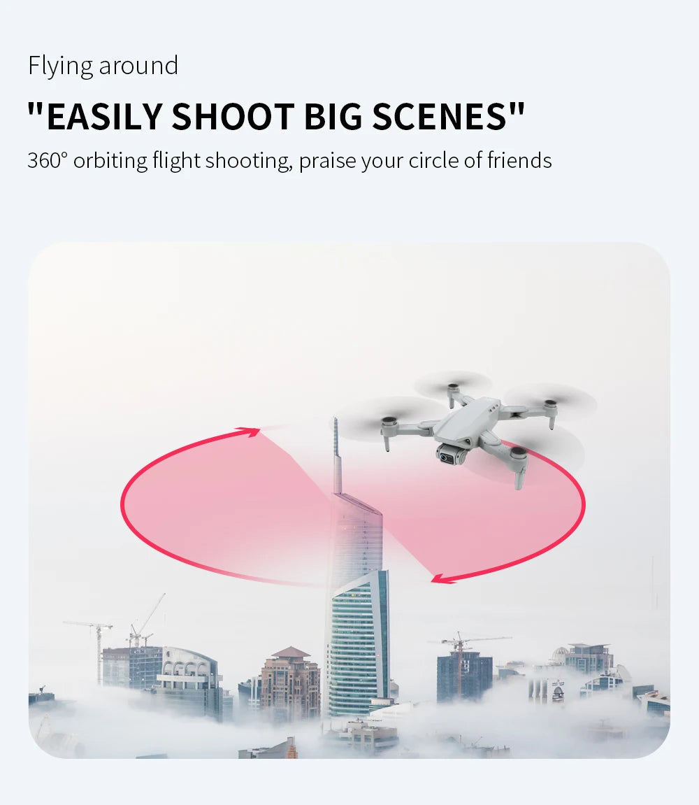 Drone L900 Pro 4K – Professional 5G GPS HD Dual Camera Photography, Brushless Foldable Quadcopter, 1.2KM Distance RC Drone Toys