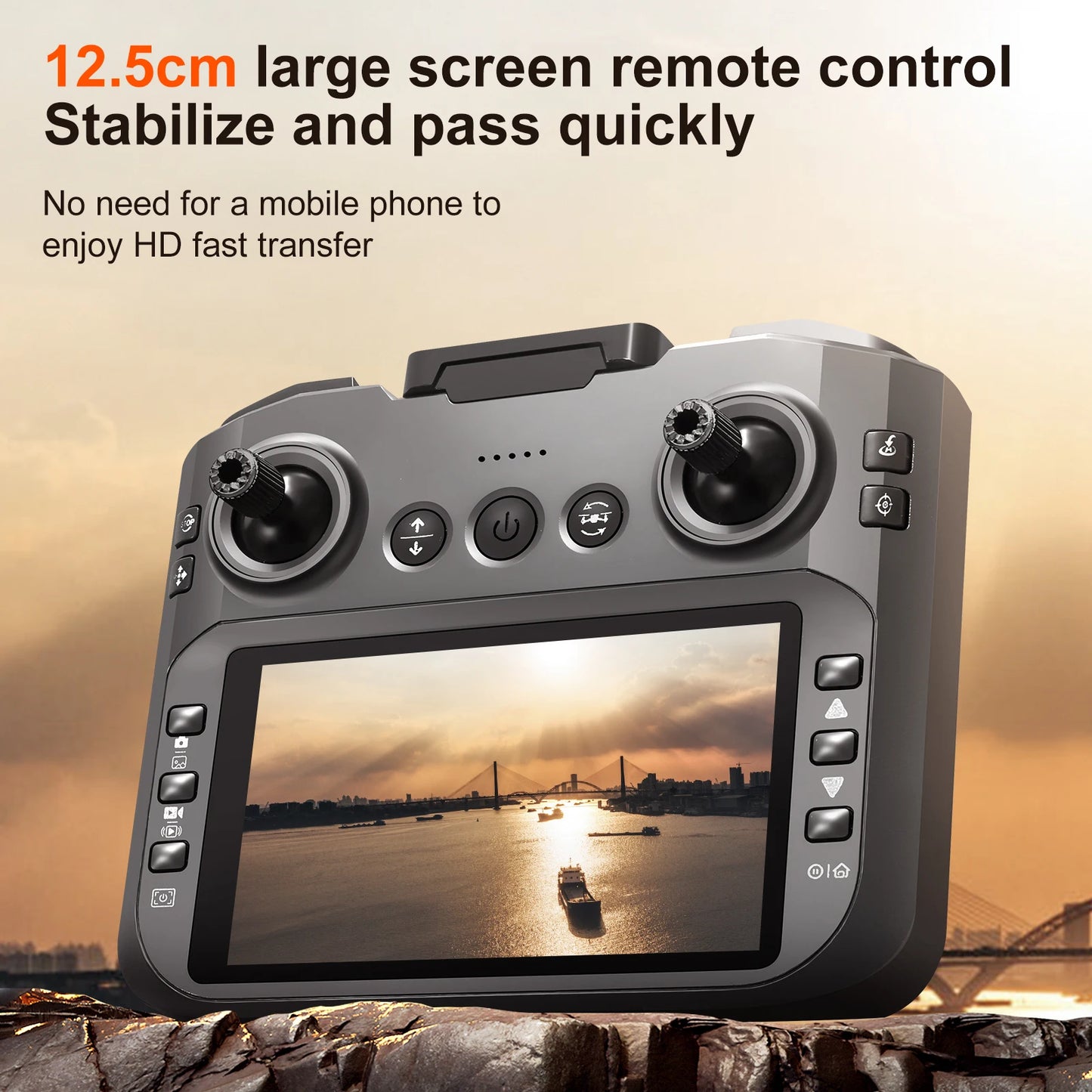 S156 GPS Foldable Drone – 8K Dual Camera, 5G WiFi, 360° Obstacle Avoidance, Brushless Motor FPV Quadcopter Toy