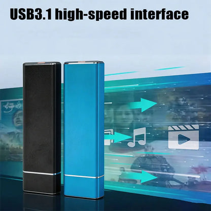 High-Speed Portable SSD – 2TB/4TB External Solid State Drive, Large Capacity Fast Data Storage USB Efficient Backup Hard Drive