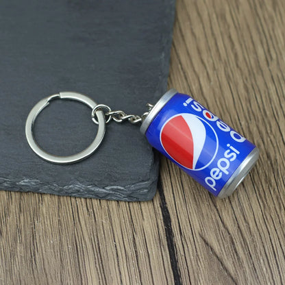Mini Beverage Bottle Keychain - Creative Unisex Bag Charm, Apparel Accessory & Party Gift