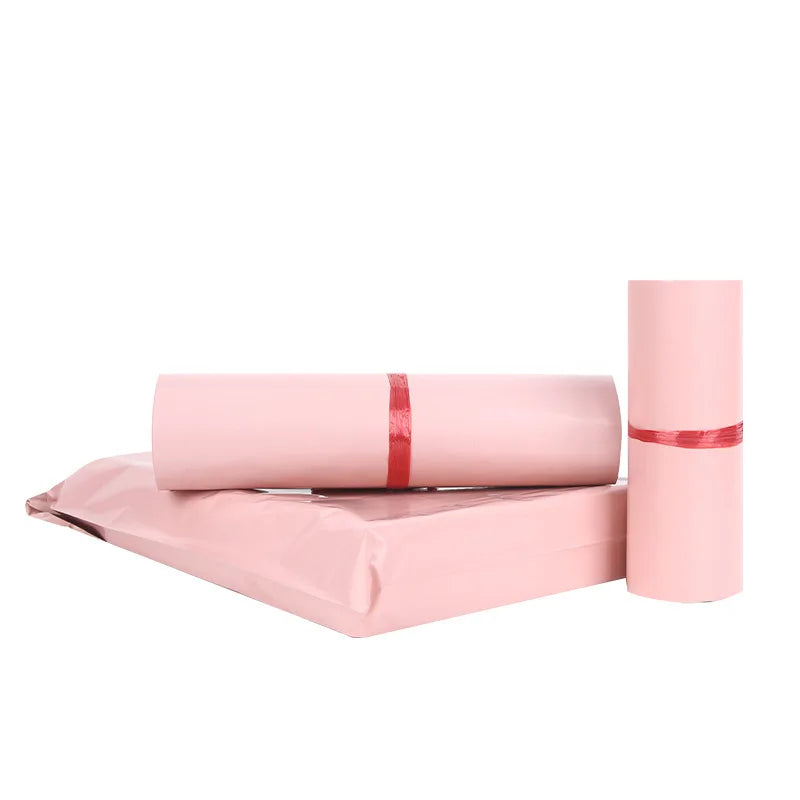 50PCS Courier Bag Envelopes - Waterproof Self-Adhesive Seal Pouch for Delivery and Mailing - Plastic Transport Bags