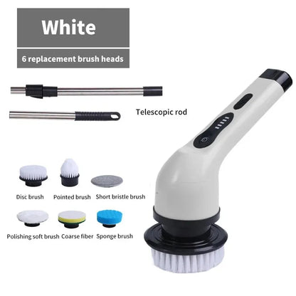 Wireless Electric Cleaning Brush – Multifunctional Rotating Brush for Bathroom, Window, Kitchen & Automotive