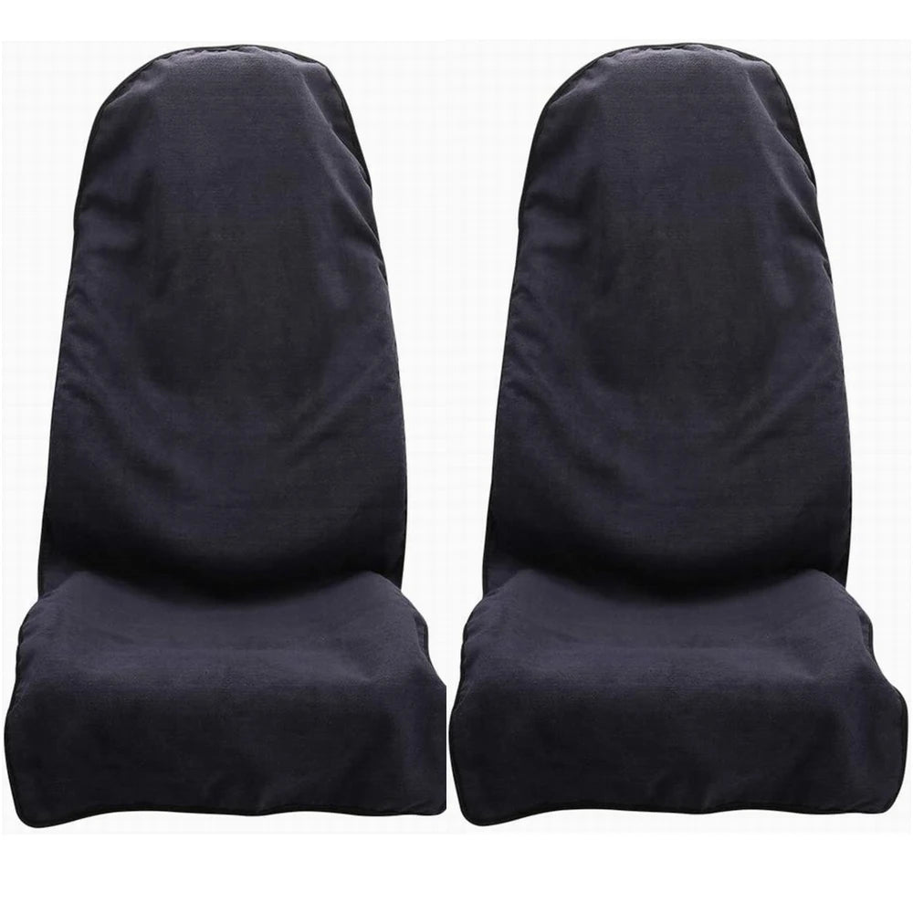 Front Car Seat Cover - Non-Slip Sweat-Absorbing Towel Protector for Cars, Trucks, and SUVs