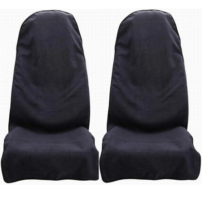 Front Car Seat Cover - Non-Slip Sweat-Absorbing Towel Protector for Cars, Trucks, and SUVs