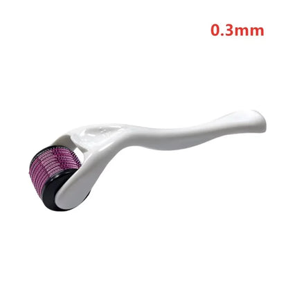 Microneedle Derma Roller - 540-Needle Facial, Body & Beard Skin Roller 0.2-0.3mm