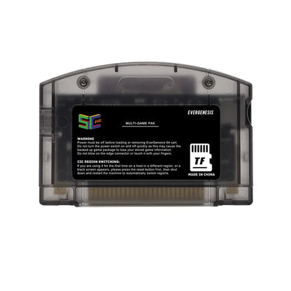 EVERGENESIS SC64 N64 Game Cartridge – 800-in-1 Nintendo 64 Game Card with Free 16GB Card, 64DD Compatible