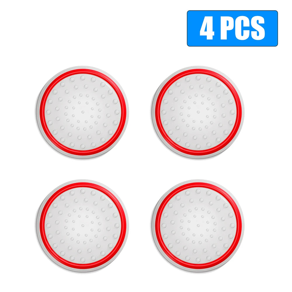 4pcs Luminous Analog Thumb Stick Grip Caps — Controller Covers for PS5, PS4, Xbox 360, Xbox One, Series X & Switch Pro