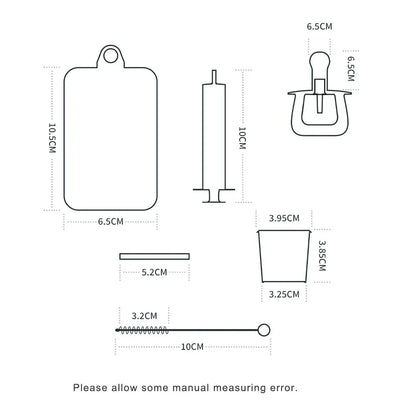 Baby Medicine Dispenser Kit - 10ml Oral Syringe and Liquid Dropper Feeder for Infants and Toddlers