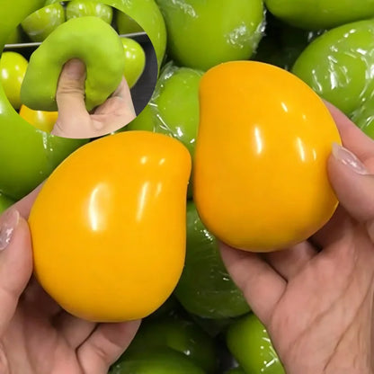 Crispy Mango Stress Ball - Color-Changing Squishy Fidget & ASMR Sensory Toy