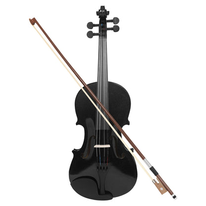 IRIN Acoustic Violin V-10 - Solid Wood Fiddle String Instrument Set with Case, Bow & Accessories for Beginners and Students