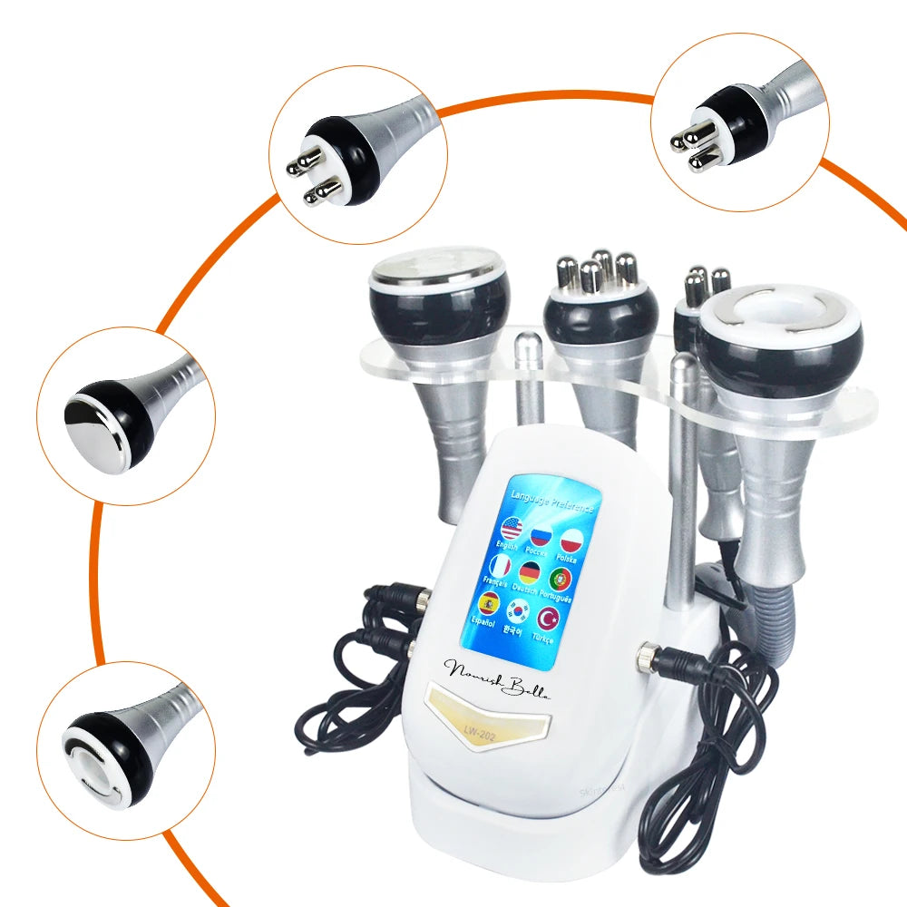 40K 4-in-1 Cavitation Body Slimming Machine – Face Lifting, Skin Tightening & Vacuum Massager with Gel (Fast Shipping)