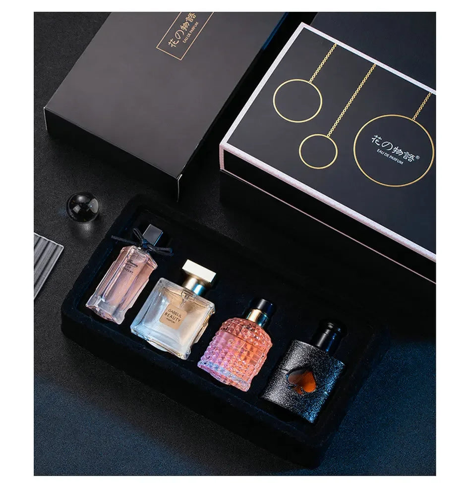 Original Women's Perfume Gift Set - 105ml Eau De Parfum, Four-Piece Set with Fresh, Lasting Plant Floral Scent