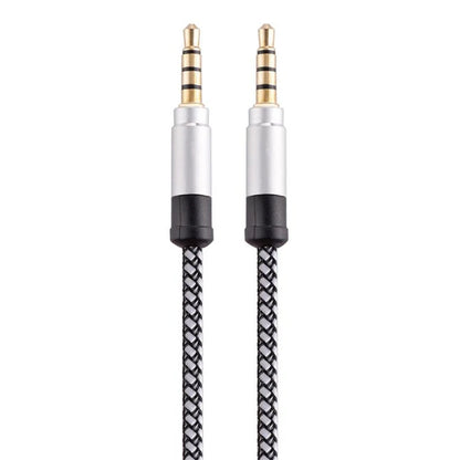 NNBILI 1.5M 3.5mm Audio Cable - Nylon Braid AUX Cable for Phone, MP3, Car Headset & Speaker Extension