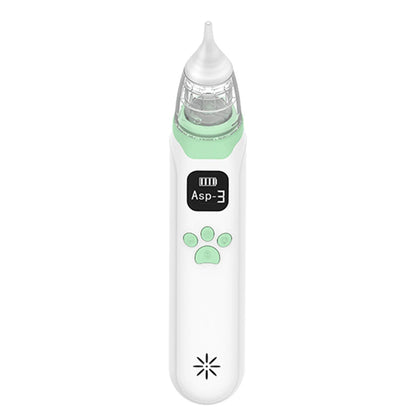 USB Rechargeable Electric Nasal Aspirator - Baby and Kids Nose Cleaner for Gentle Mucus Removal and Nasal Care