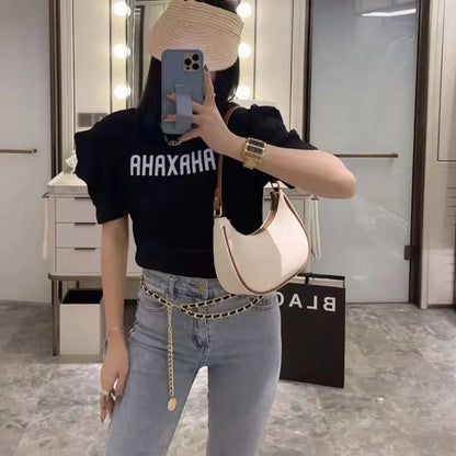 Small Armpit Bag for Women – 2024 New Fashion, French Niche High-End Shoulder Bag, Trendy & All-Match Style