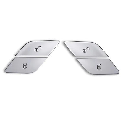 Mercedes-Benz C/E/GLC/Vito ABS Door Lock Button Cover – W205 W213 X253 W447 Car Interior Lock/Unlock Sticker Accessories
