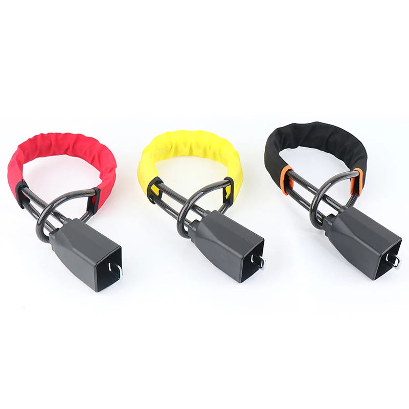 Car Steering Wheel Lock : Retractable Anti-Theft Seat Accessory with 2 Keys - Automobile Security Enhancement