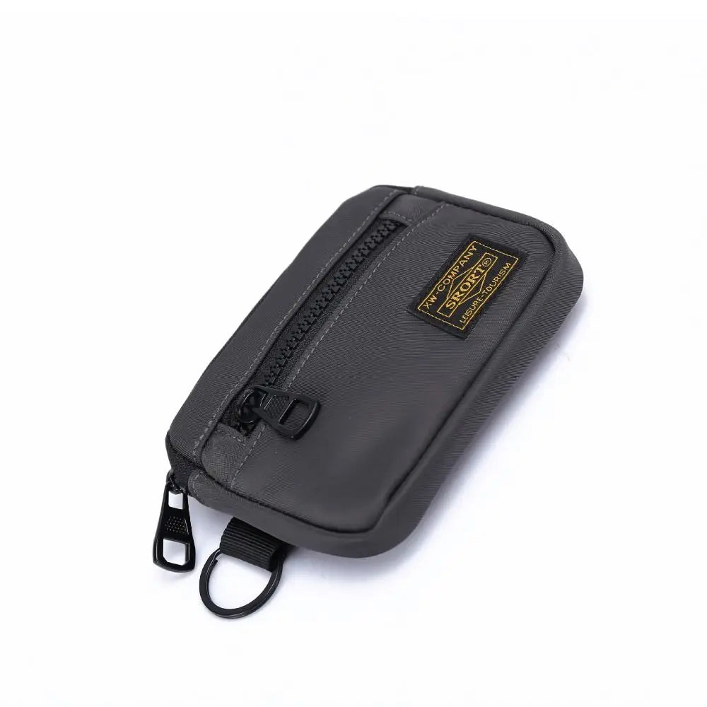 Casual Men's Canvas Coin Purse – Retro Zipper Wallet & Key Holder Small Money Bag for Youth