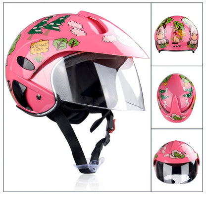 Child Motorcycle Helmet (3-9 Years) – ABS Unisex Safety Motocross & ATV Cross Helmet for Bicycle & Downhill Riding