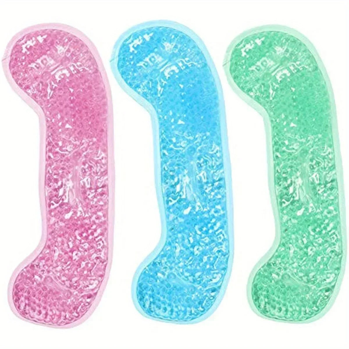 Hot & Cold Gel Bead Migraine Wrap — Soft Plush Ice Pack for Headaches, Stress Relief & SPA