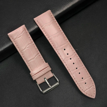 Leather Watch Strap 20mm/22mm - Vintage Replacement Band for Samsung Galaxy Watch 7/6/5/4 and Xiaomi Redmi Watch 3 Lite/Active