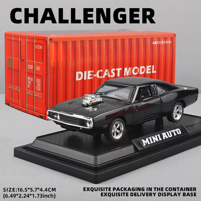 1:32 1970 Charger Alloy Diecast Model Car – Pull-Back Mini Vehicle Toy for Kids & Collectors