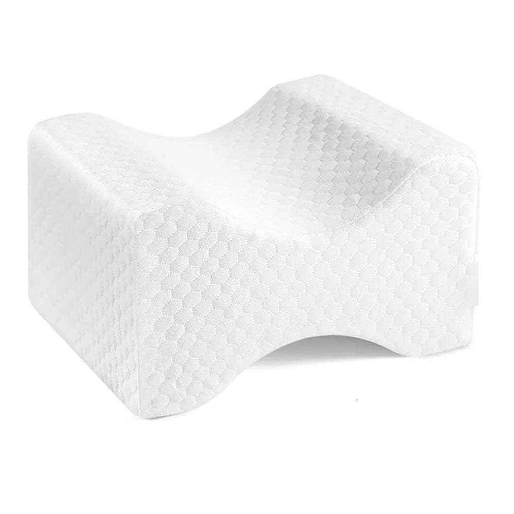 Memory Foam Leg & Knee Pillow – Side Sleeping Support with Removable, Washable Cover