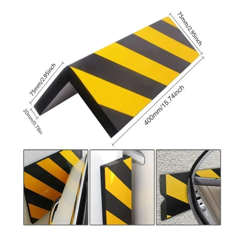 4PCS Garage Wall Corner Protectors – Foam Bumper Guards for Cars, Anti-Collision & Scratch-Resistant Garage Columns