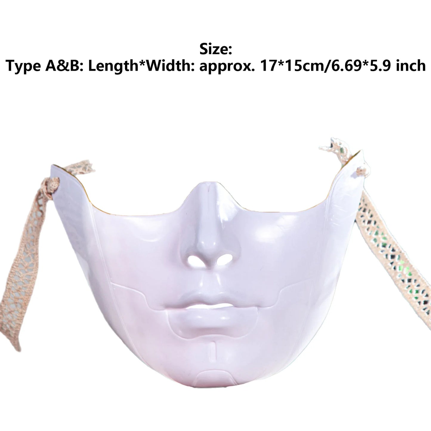 Cyberpunk Mechanical Half Face Mask — Technological Wings Mask for Men & Women, Halloween, Carnival, Dress-Up Props