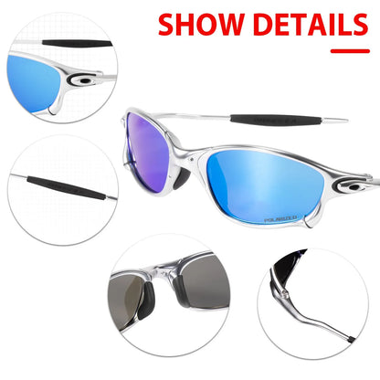 Men's Polarized Sunglasses | Cycling Fishing Driving Glasses | UV400 Outdoor Sports Eyewear for Male and Female
