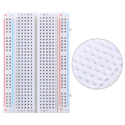 MB102 Breadboard Prototype Kit - 830/400/SYB-170/ZY-55 Hole Universal Test Board with Jumper Wires for Arduino Projects