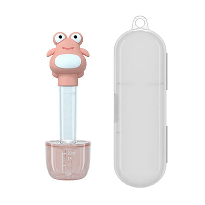 5ml Baby Medicine Feeder Syringe - Silicone Pacifier Dispenser for Infant Liquid Medicine and Feeding