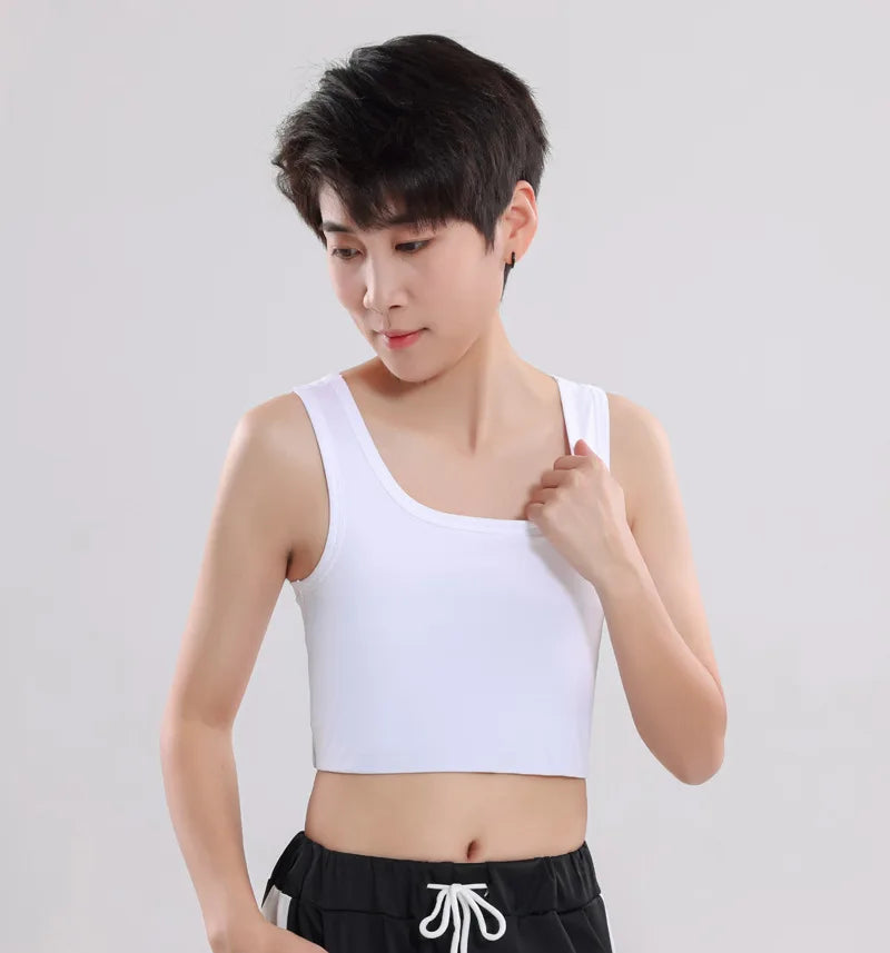 Women’s Flat Chest Binder – Bandage Pullover Corset Tank Top for Transgender, Lesbian & Transgender Underwear