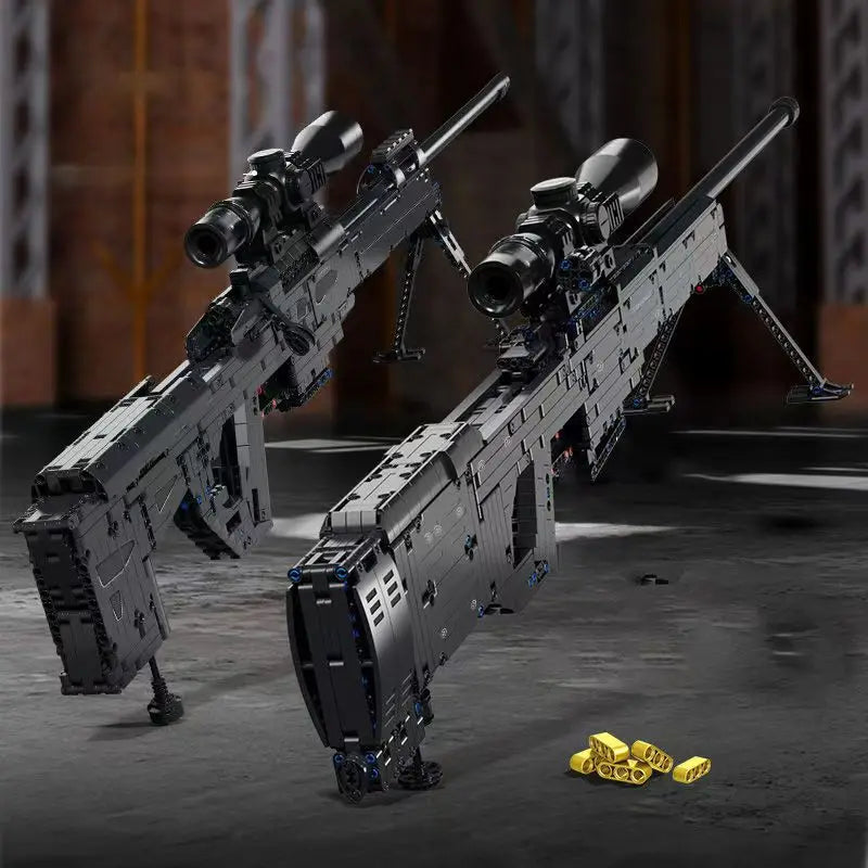 AWM, LR4, M416 & 95 Sniper Rifle Building Block Toy – Realistic Gun Model for Kids, Educational & Holiday Gift