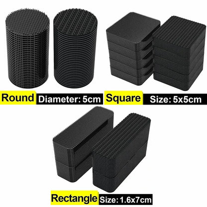 Double-Sided Carpet Fixing Stickers - High-Adhesive Anti-Skid Grip Patches for Floors, Car Mats & Rugs