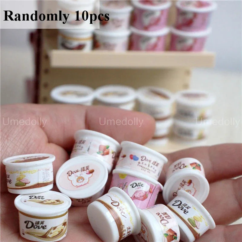 1/6 Miniature Dollhouse Supermarket Set – Mini Snacks & Drinks for Blythe & BJD Dolls