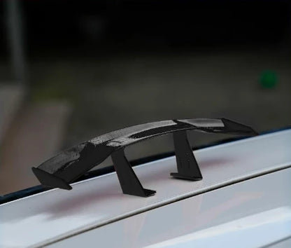 Mini Carbon Fiber Tail Wing - Universal Car & Motorcycle Creative Rear Decoration Accessory