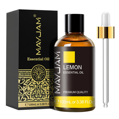 MAYJAM 100ml Essential Oil with Dropper - Sandalwood, Lavender, Eucalyptus & Vanilla for Humidifiers & Candles
