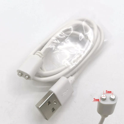 2-Pin 8mm Magnetic Charging Cable Connector – Universal Replacement Adapter for Beauty Instruments & Smart Devices, Single Piece