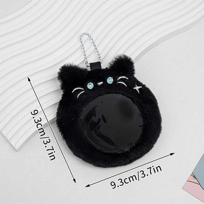 Cute Plush Photo Card Holder - Kpop Idol Bus Card Protector & Picture Album Case